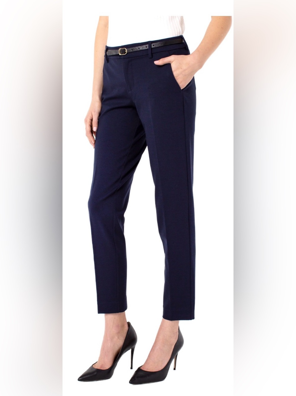 Liverpool Women's Light Blue Tailored Trousers